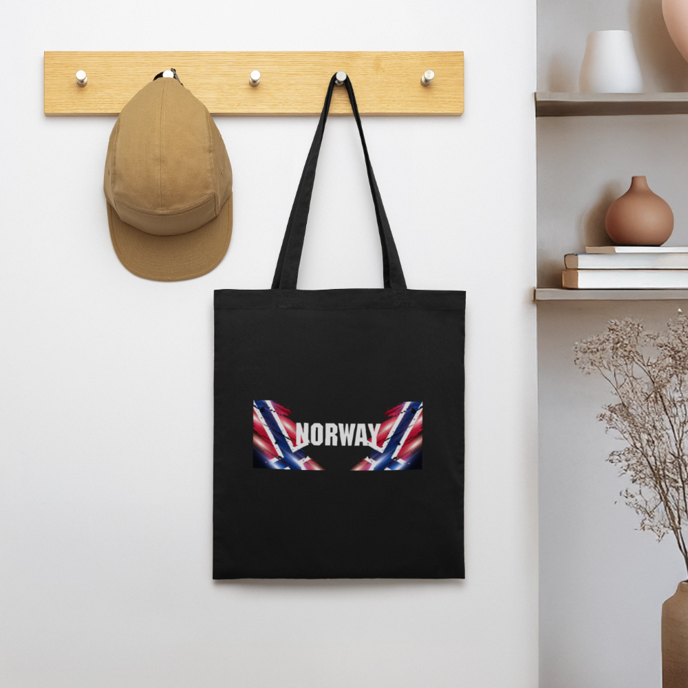 SSW2529 Stofftasche Flag of Norway - Schwarz