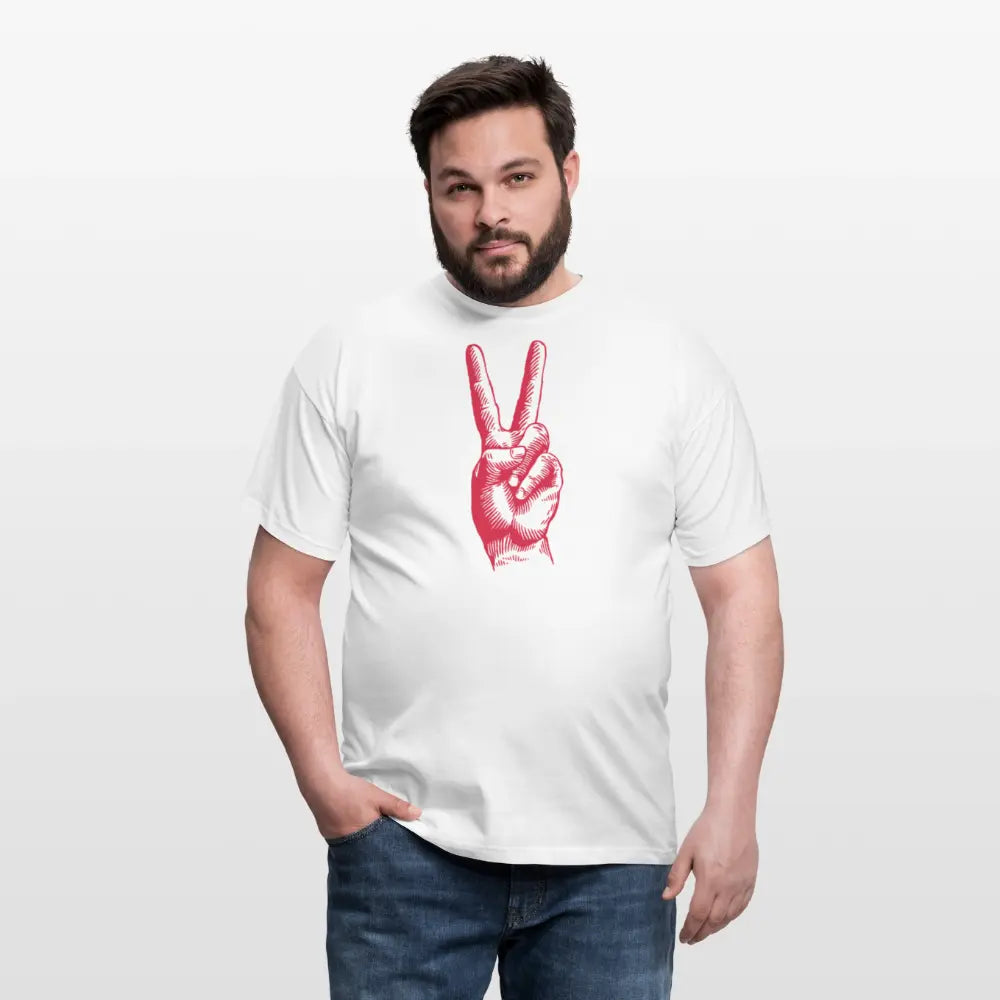 Peace Hand - Weiß