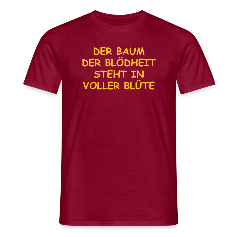 SSW2510DER BAUM DER BLÖDHEIT STEHT IN VOLLER BLÜTE - Ziegelrot