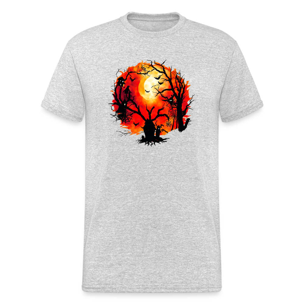 SSW2262 Buntes_Halloween-Hintergrundbild_mit_Fledermaeusen - Grau meliert