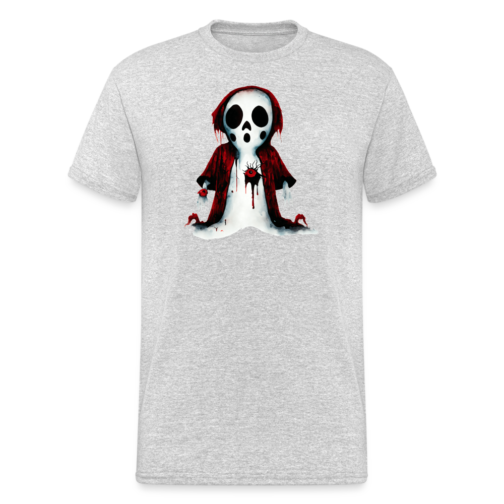 SSW2265Gruselige_weisshaarige_Figur_mit_blutigen_Augen_un - Grau meliert