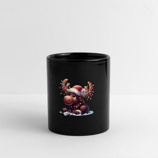 SSW2334 Elch Lichterkette2 - Schwarz