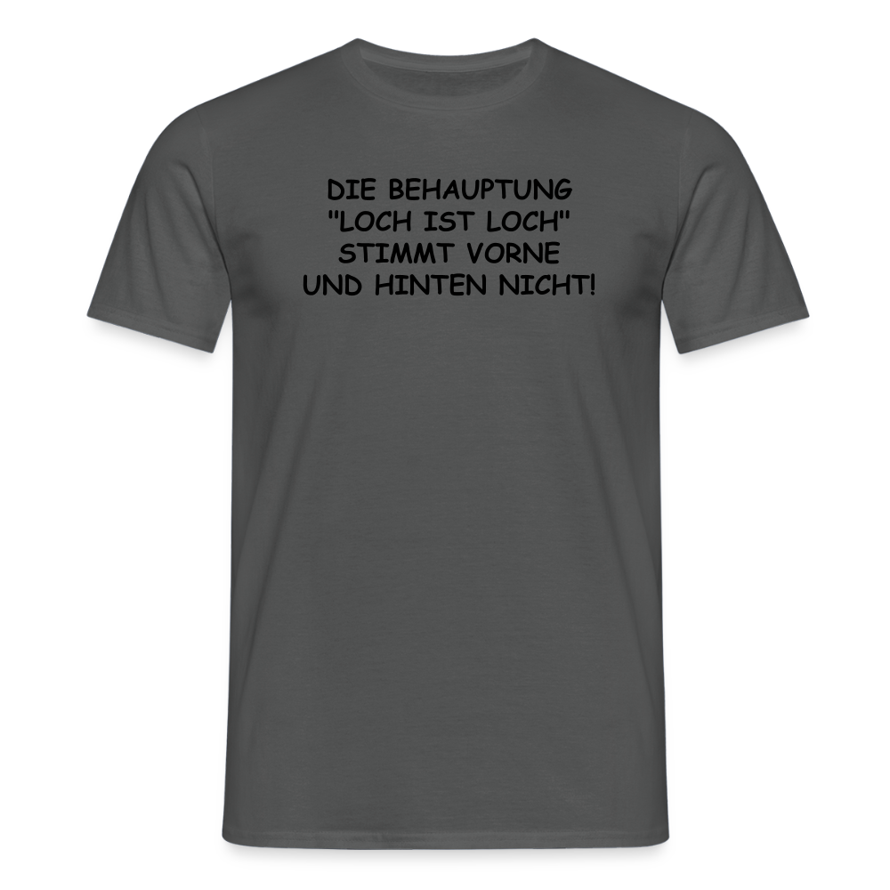 SSW2542DIE BEHAUPTUNG "LOCH IST LOCH" STIMMT VORNE UND HINTEN NICHT! - Anthrazit