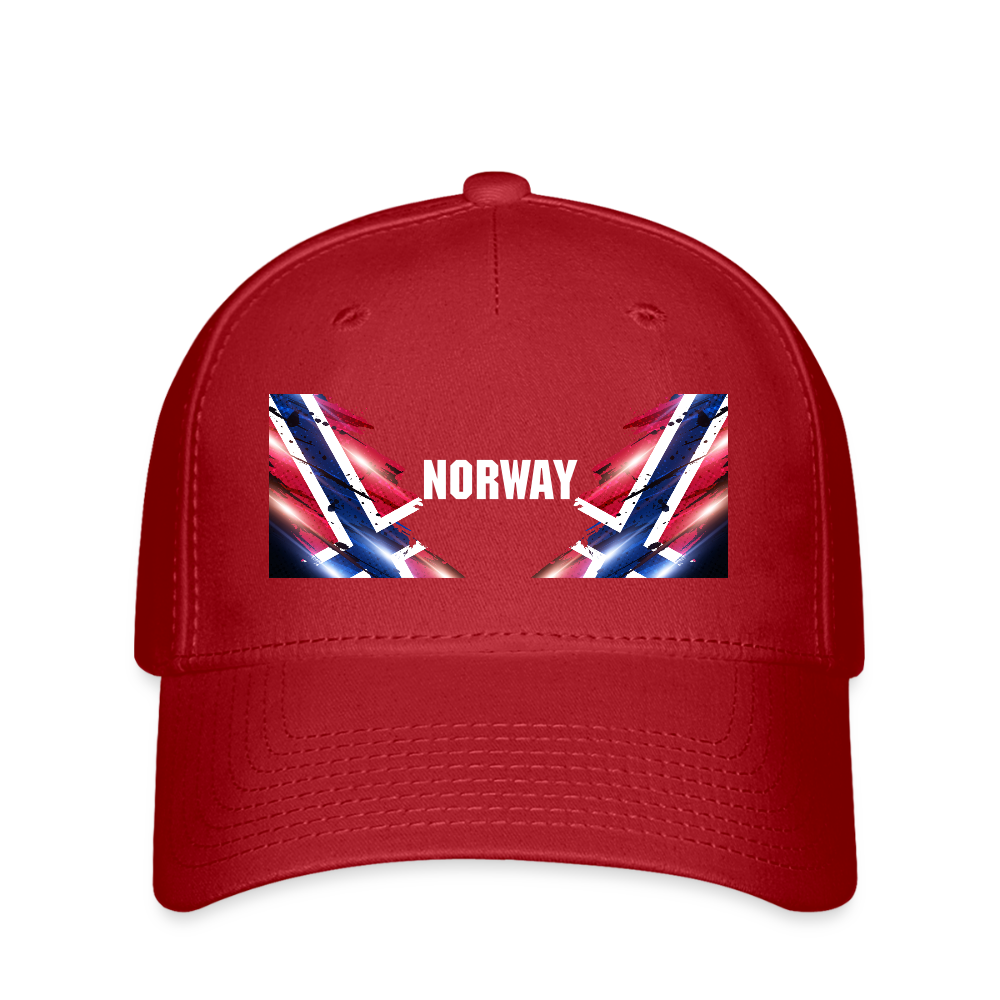 SSW2532 Cap Flag of Norway - Rot