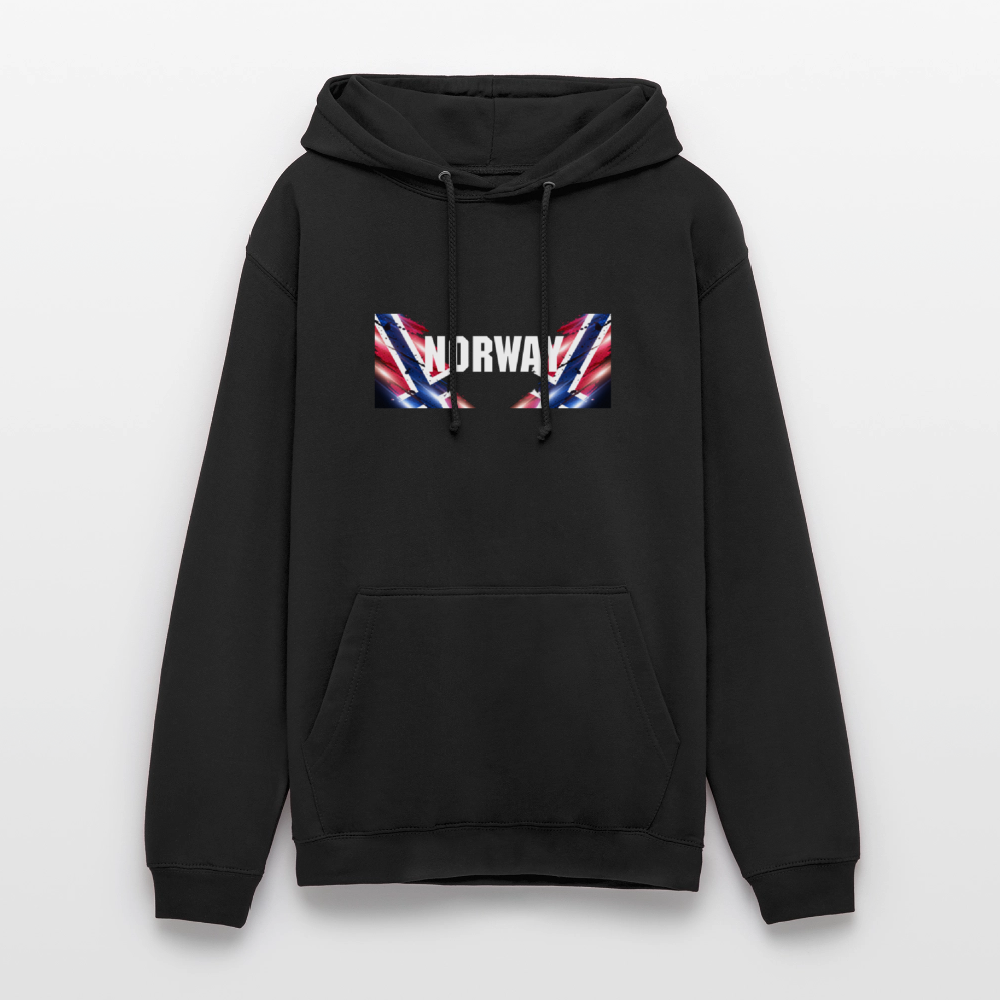 SSW2533 Kapuzenpulli Flag of Norway - Schwarz