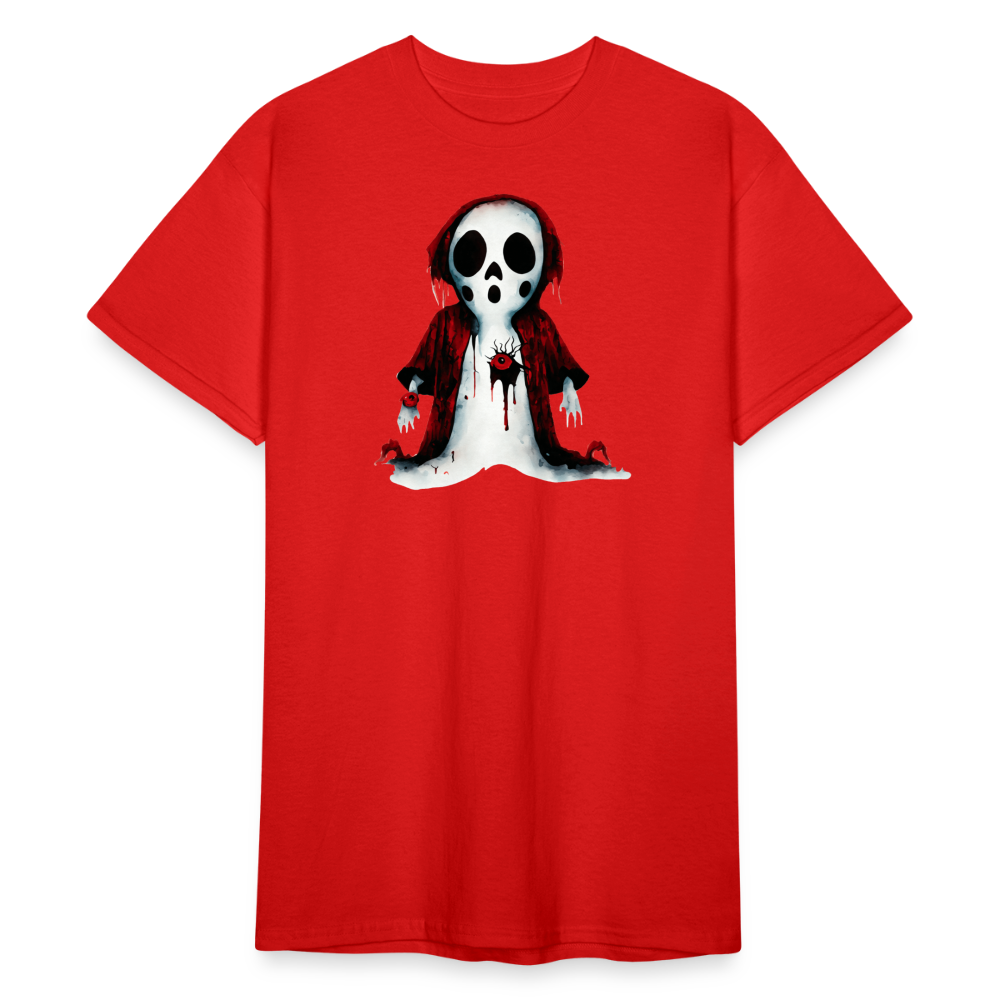 SSW2265Gruselige_weisshaarige_Figur_mit_blutigen_Augen_un - Rot