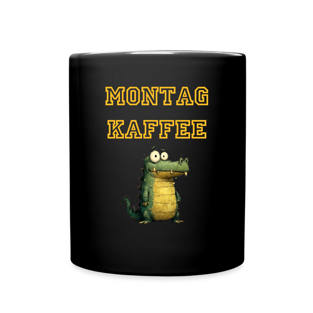SSW2573 Montag KAFFEE Kroko - Schwarz
