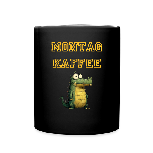 SSW2573 Montag KAFFEE Kroko - Schwarz