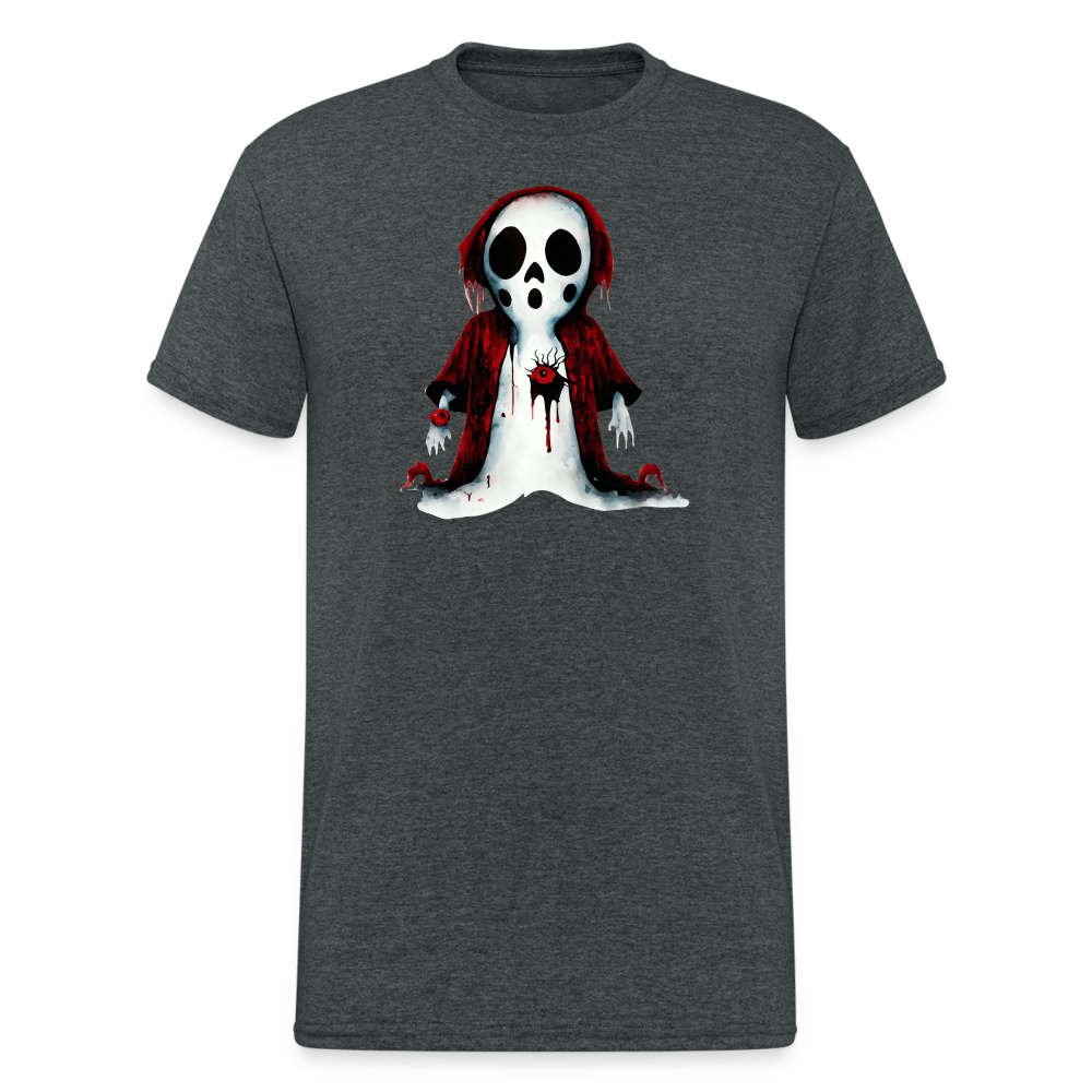 SSW2265Gruselige_weisshaarige_Figur_mit_blutigen_Augen_un - Dunkelgrau meliert