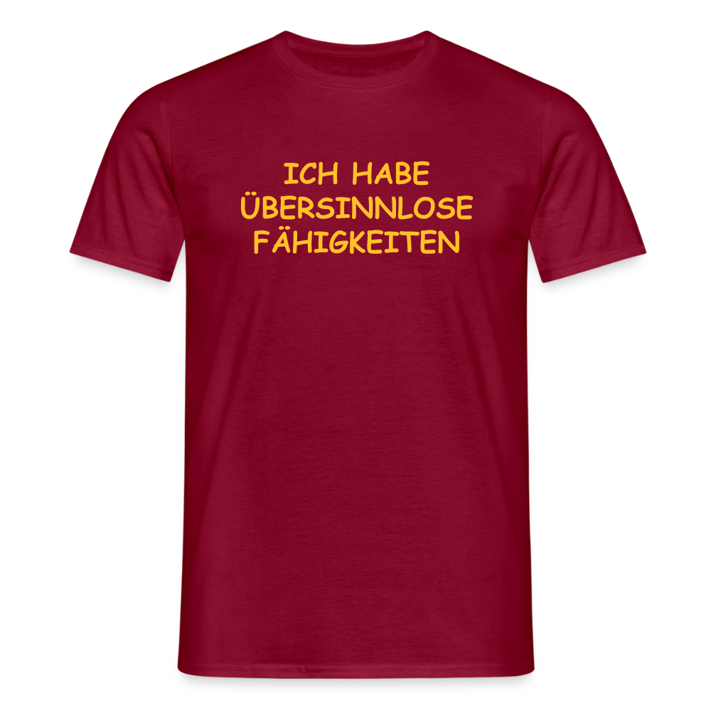 SSW2494ICH HABE ÜBERSINNLOSE FÄHIGKEITEN - Ziegelrot