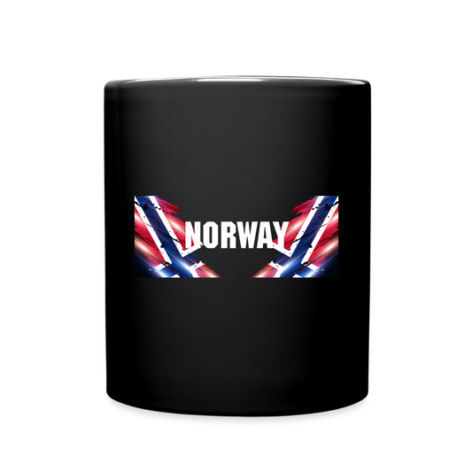 SSW2530 Kaffeebecher Flag of Norway - Schwarz