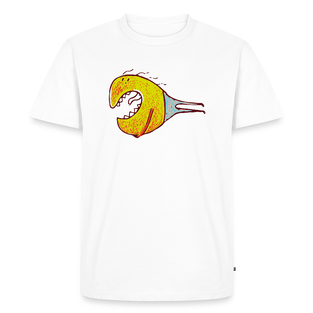 Monster Fisch - Weiß
