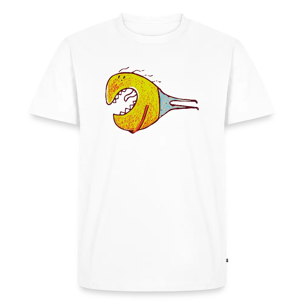 Monster Fisch - Weiß