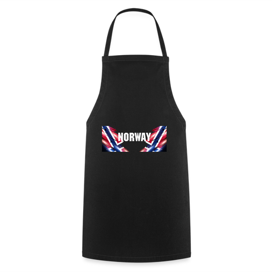SSW2531 Kochschürze Flag of Norway - Schwarz