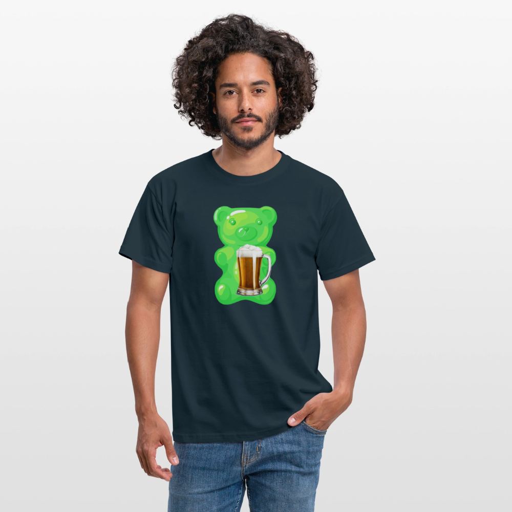 SSW2507Gummibär grün mit Bier - Navy