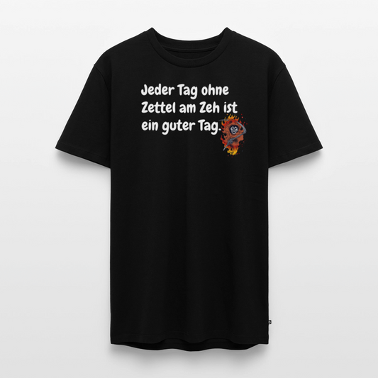 SSW1524 Tshirt Jeder Tag ohne Zettel am Zeh ist ein guter Tag. - Schwarz