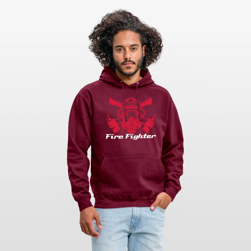 SSW2603 Fire Fighter Unisex Hoodie - Bordeaux