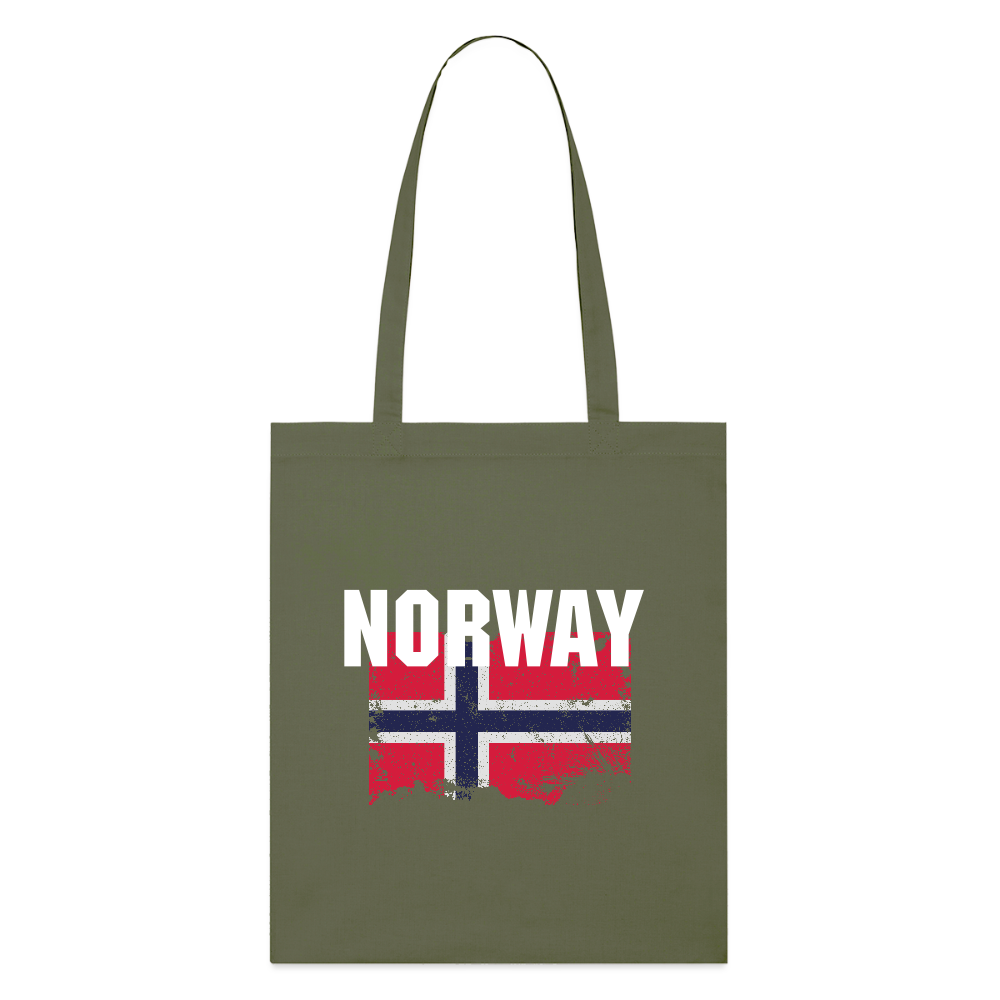 SSW2528 Stofftasche Flag of Norway - Khaki