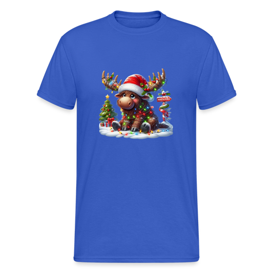 SSW2339 Elch Lichterkette4 - Königsblau