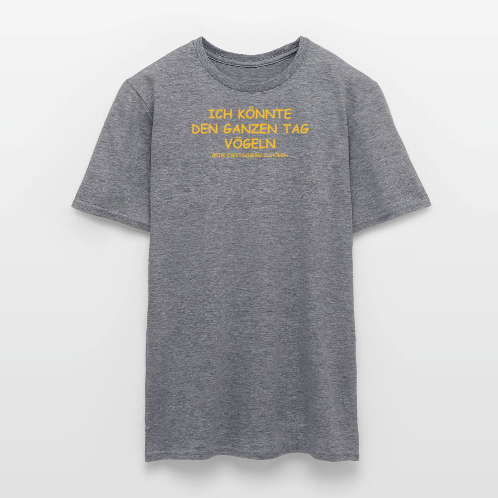 SSW2511ICH KÖNNTE DEN GANZEN TAG VÖGELN - Graphit meliert