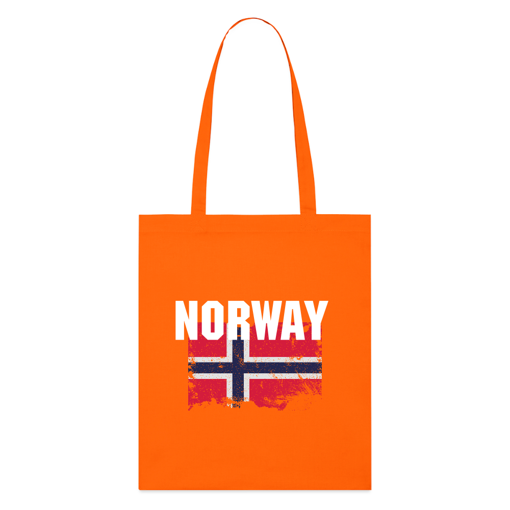 SSW2528 Stofftasche Flag of Norway - Tieforange
