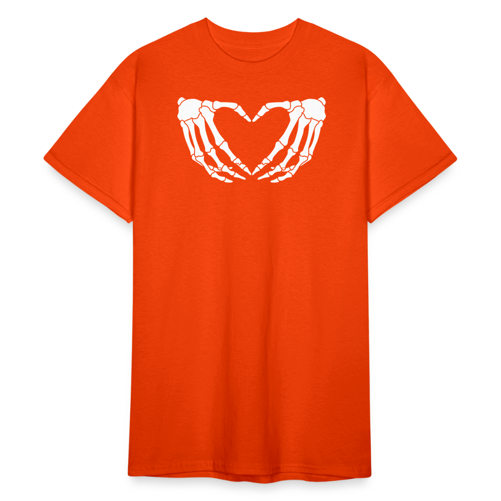 SSW2296Skull Skeleton Hand - kräftig Orange