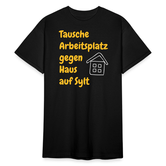 SSW2386Tausche Arbeitsplatz gegen Haus auf Sylt - Schwarz