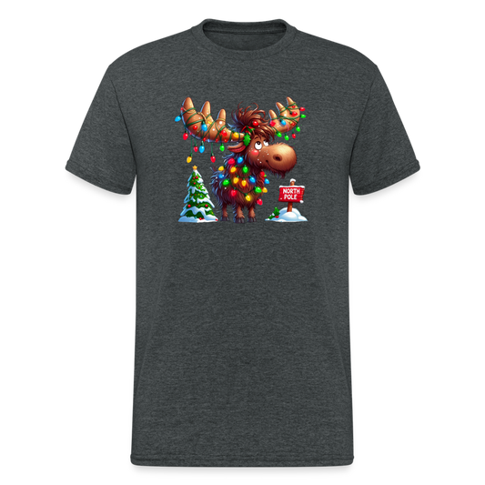 SSW2330 Elch Lichterkette - Dunkelgrau meliert