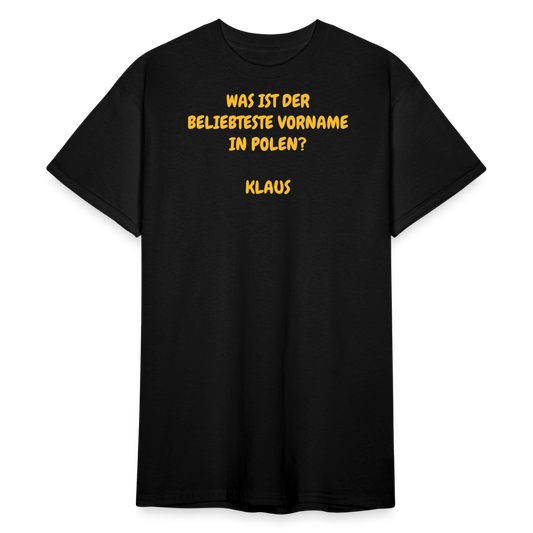 SSW2424WAS IST DER BELIEBTESTE VORNAME IN POLEN? KLAUS - Schwarz