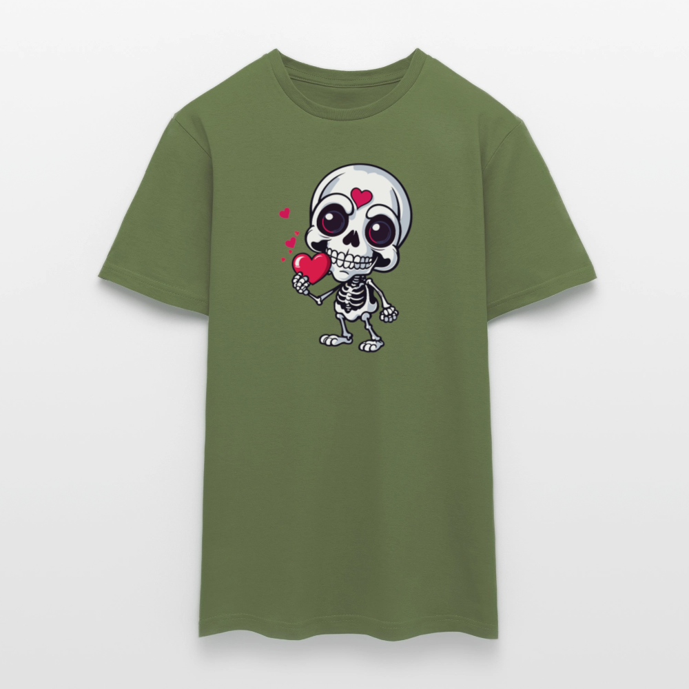 SSW2508Skelett mit Herz - Militärgrün