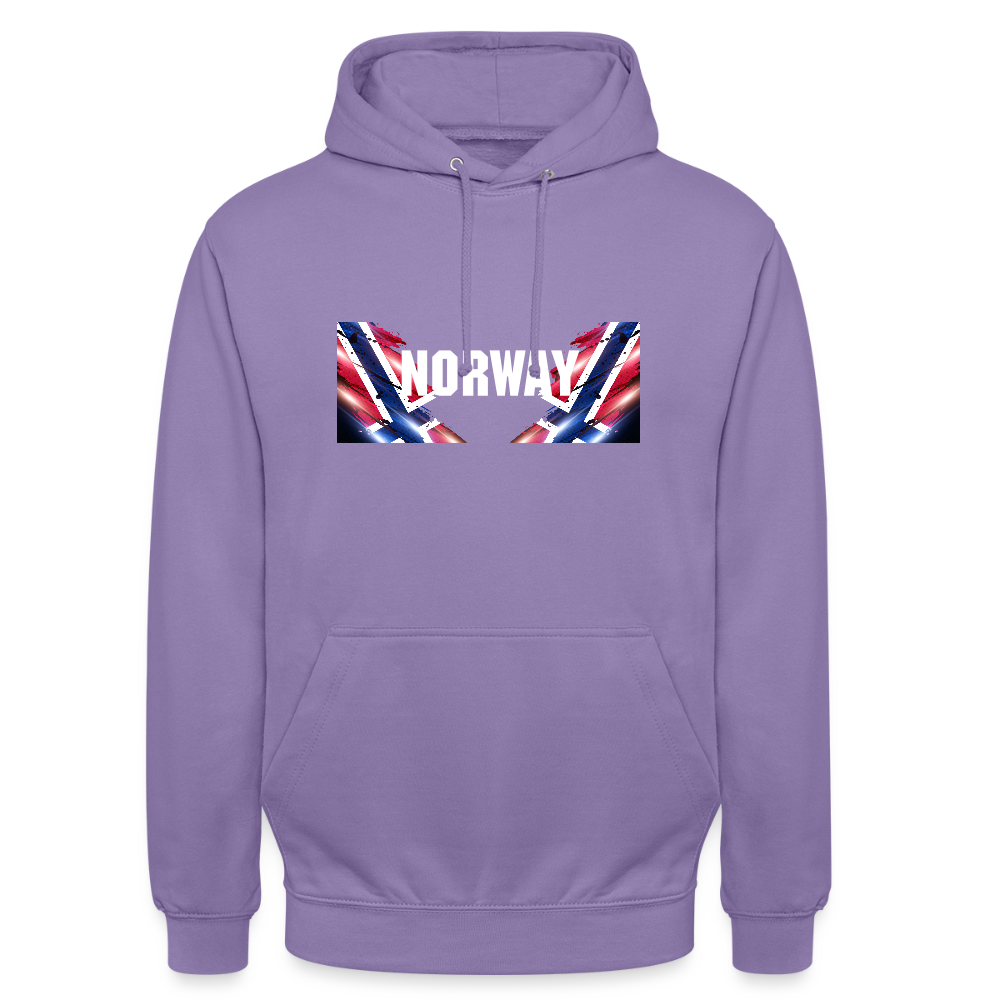 SSW2533 Kapuzenpulli Flag of Norway - Lavendel