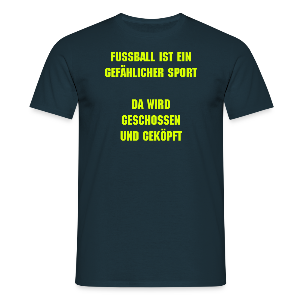 SSW2539Fußball ist ein gefählicher sport da wird geschossen und geköpft - Navy