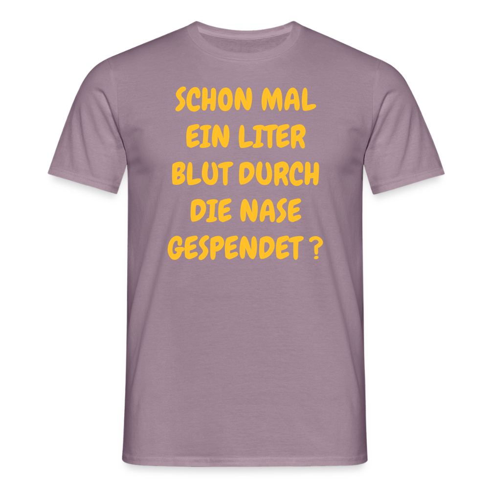 SSW2490SCHON MAL EIN LITER BLUT DURCH DIE NASE GESPENDET ? - Lilagrau