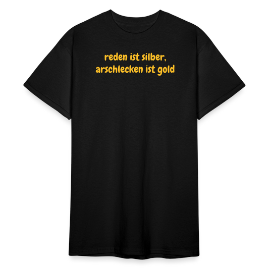 SSW2428reden ist silber, arschlecken ist gold - Schwarz