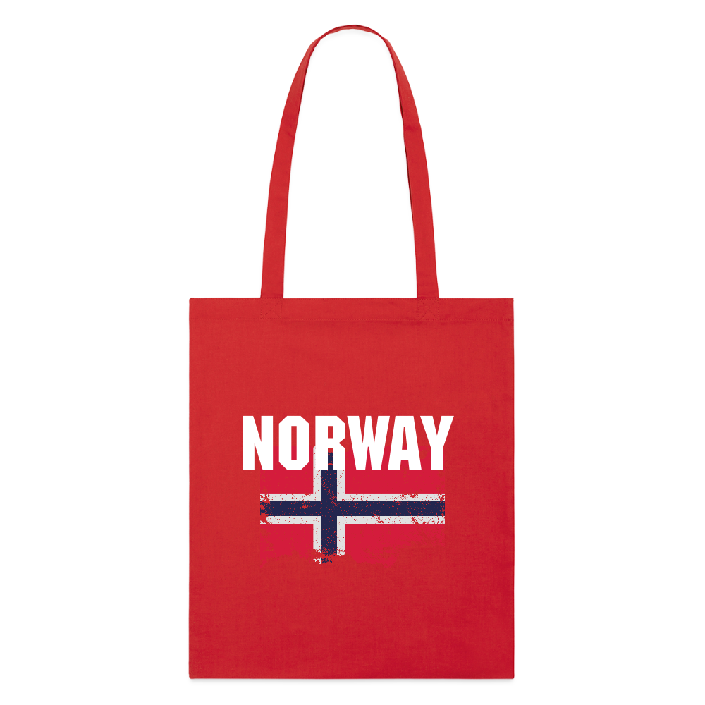 SSW2528 Stofftasche Flag of Norway - Rot