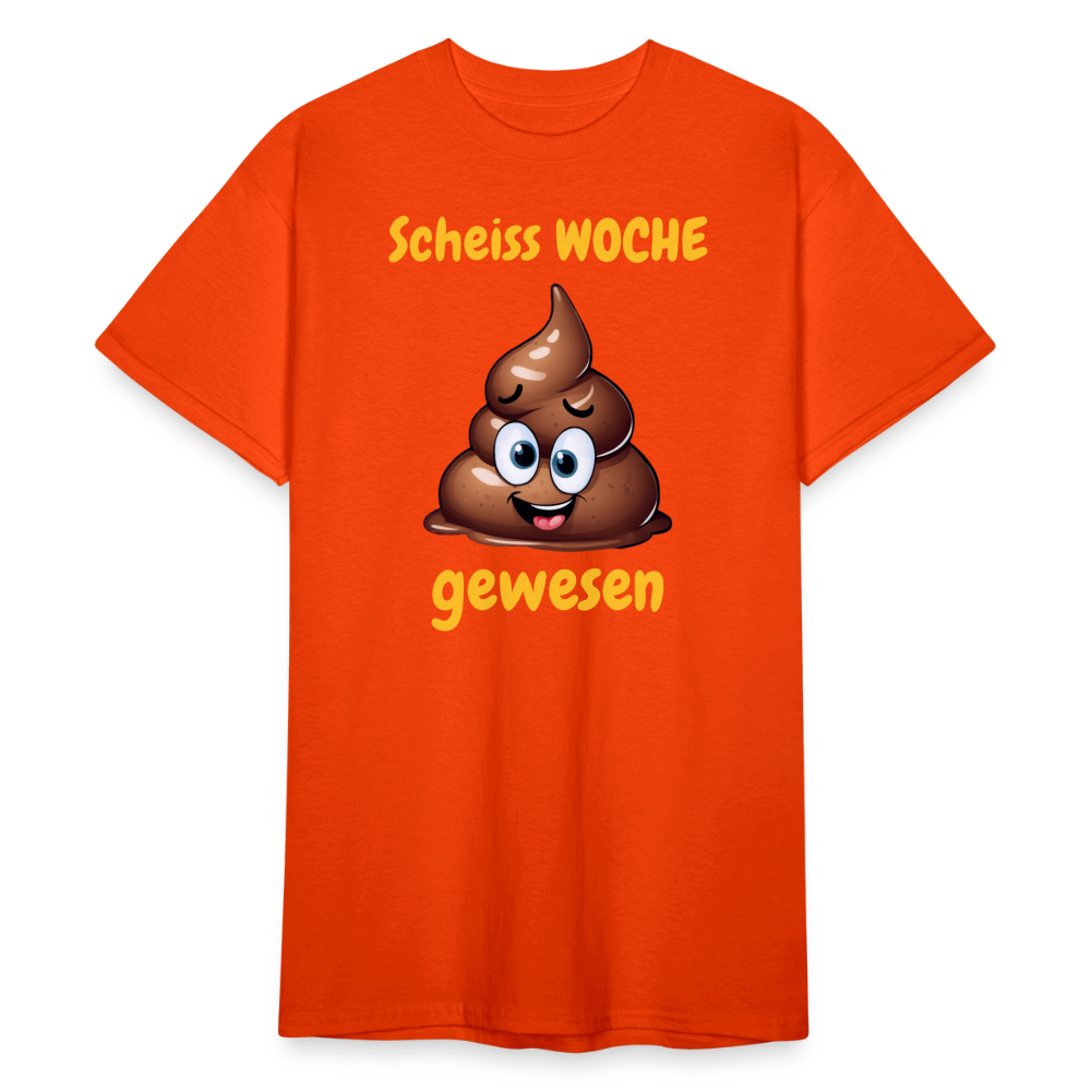 SSW2449Scheiss WOCHE gewesen - kräftig Orange