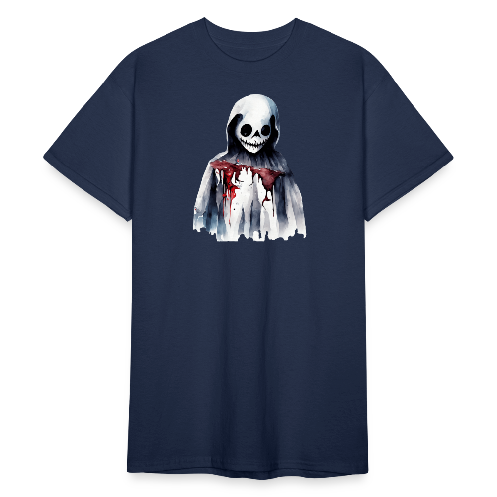 SSW2256Skelett_mit_Blut_im_Gesicht_-_Horror-Illustration - Navy