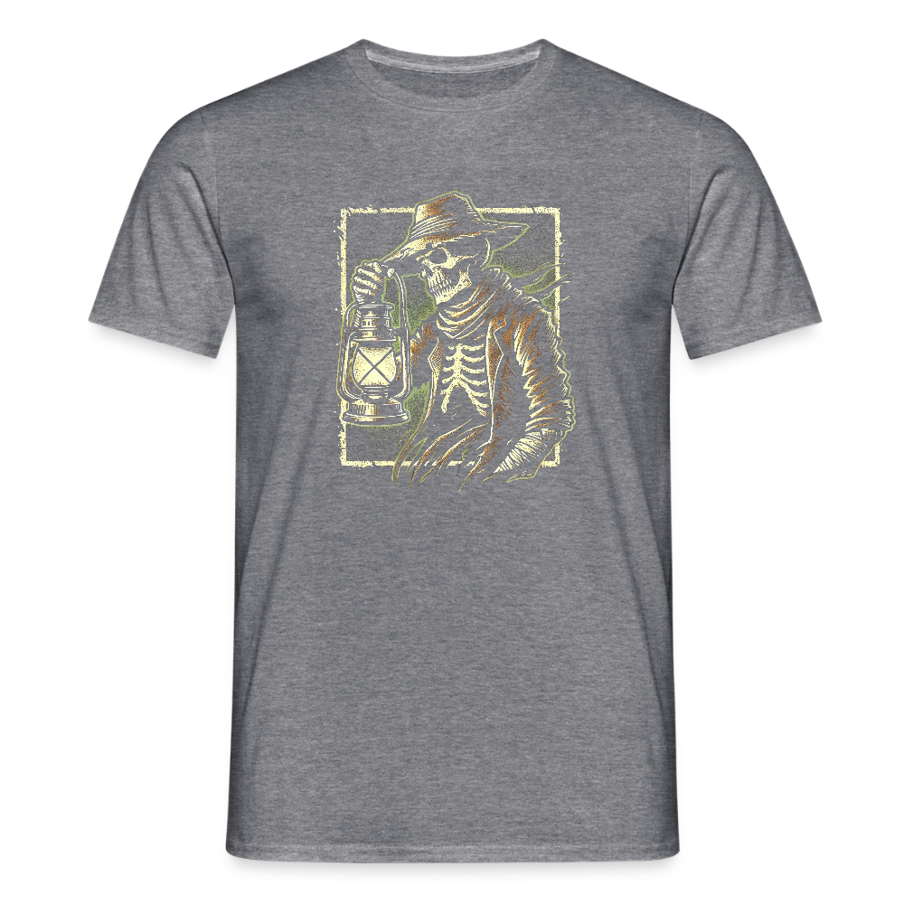 SSW2504Skeleton Holding a Lantern Gritty - Graphit meliert