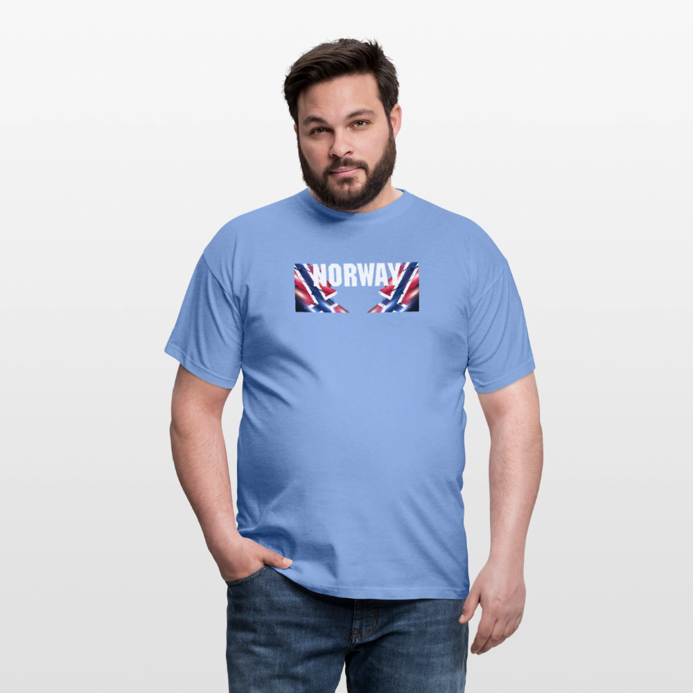 SSW2534 Flag of Norway - carolina blue