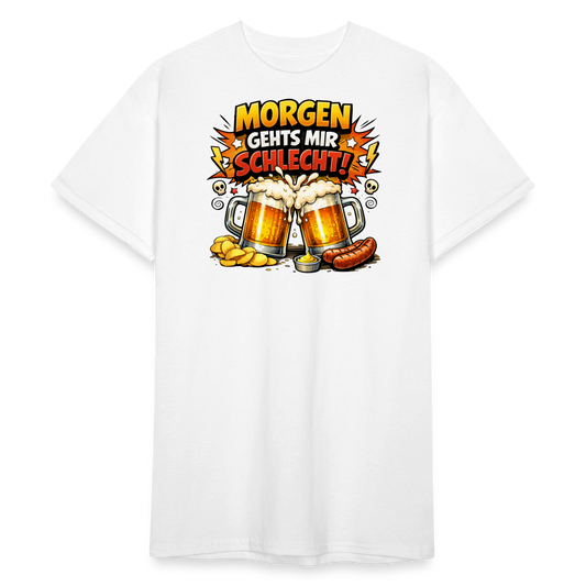 SSW2838 MORGEN GEHTS MIR SCHLECHT - Weiß