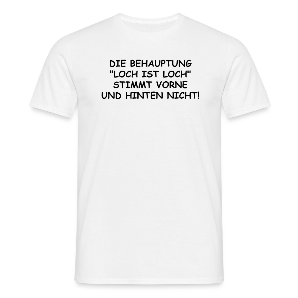 SSW2542DIE BEHAUPTUNG "LOCH IST LOCH" STIMMT VORNE UND HINTEN NICHT! - Weiß