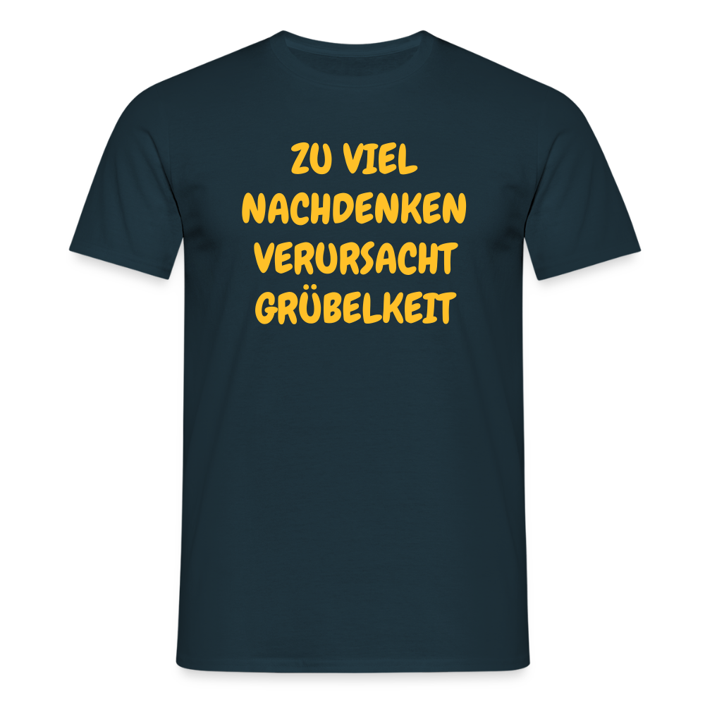 SSW2501ZU VIEL NACHDENKEN VERURSACHT GRÜBELKEIT - Navy