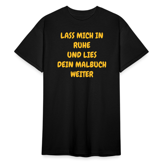 SSW2418LASS MICH IN RUHE UND LIES DEIN MALBUCH WEITER - Schwarz