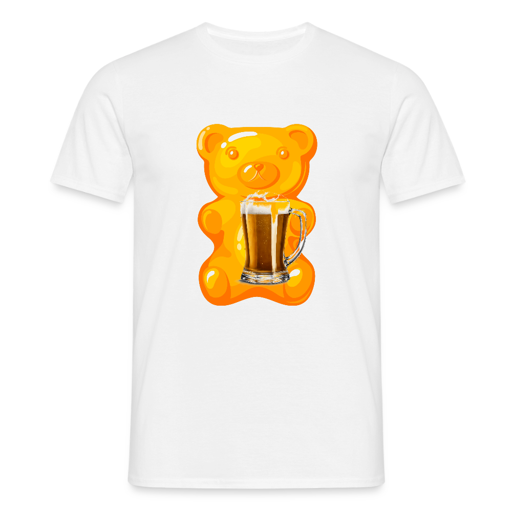 SSW2506Gummibär mit Bier - Weiß