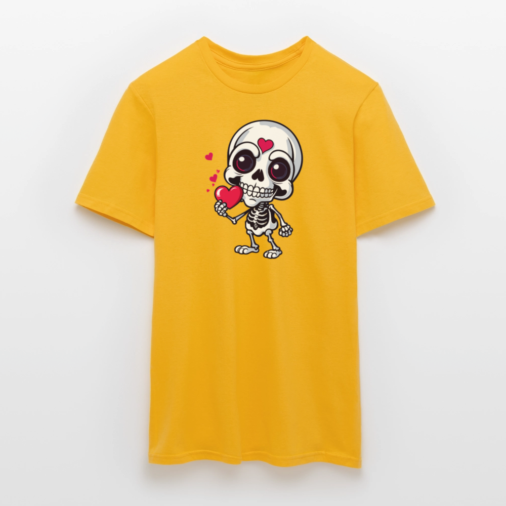 SSW2508Skelett mit Herz - Gelb