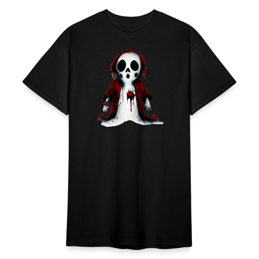 SSW2265Gruselige_weisshaarige_Figur_mit_blutigen_Augen_un - Schwarz