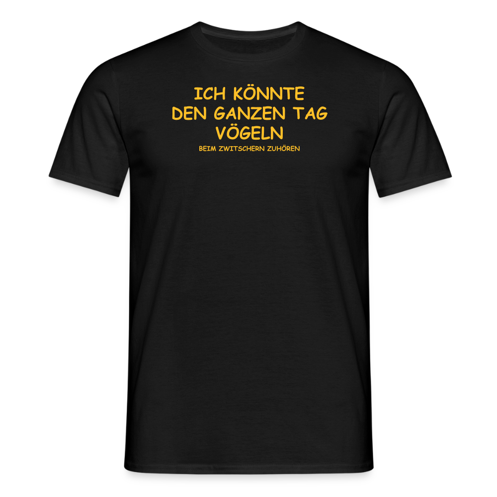 SSW2511ICH KÖNNTE DEN GANZEN TAG VÖGELN - Schwarz