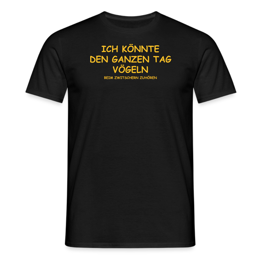 SSW2511ICH KÖNNTE DEN GANZEN TAG VÖGELN - Schwarz