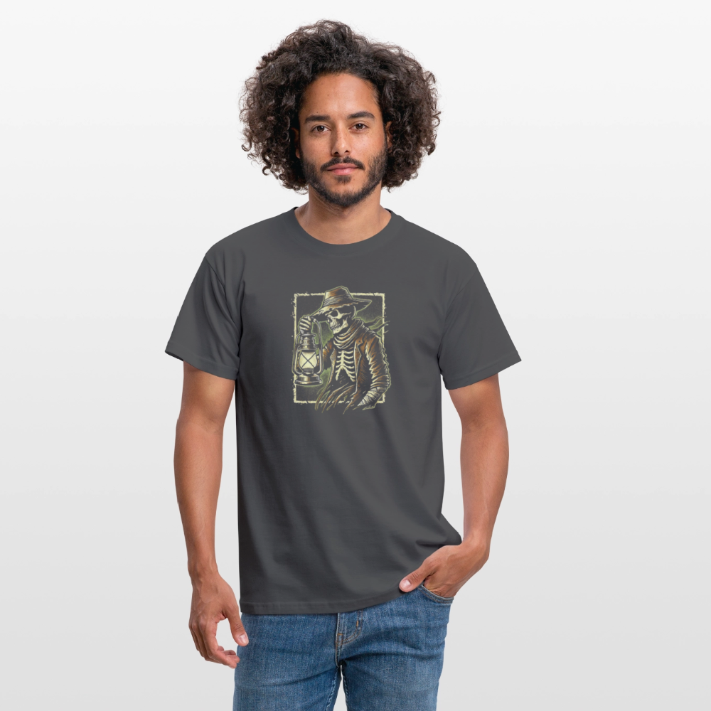 SSW2504Skeleton Holding a Lantern Gritty - Anthrazit