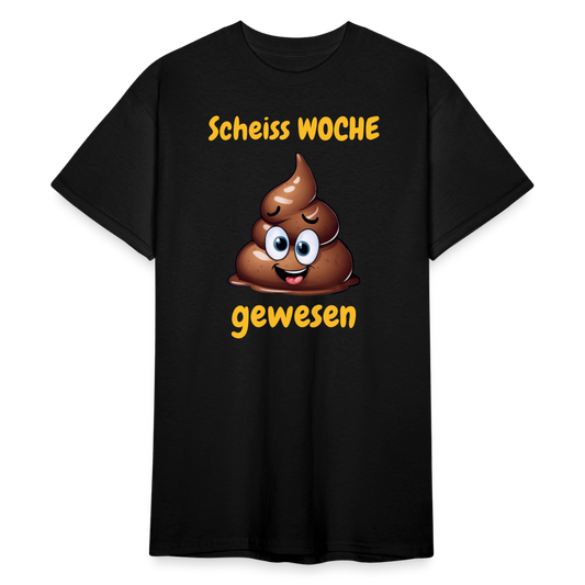 SSW2449Scheiss WOCHE gewesen - Schwarz